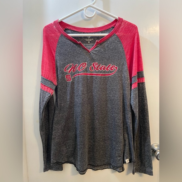 NC State Raglan Baseball Shirt - Size L - Picture 1 of 5